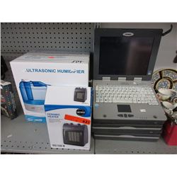 New humidifier, ceramic heater & 3 used laptops