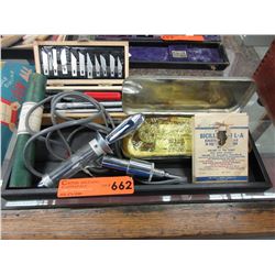 Vintage medical tools & an X-Acto set