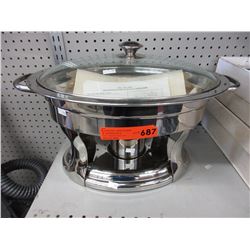 4.2 Quart oval stainless steel chafing dish