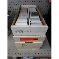 1000 Non sport trading cards
