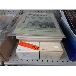Assorted sports memorabilia