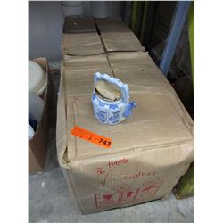 2 Cases of new  4" ceramic tea pots