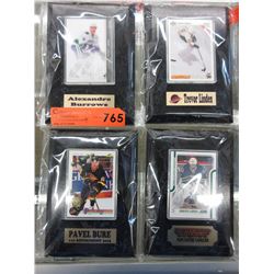 4 Vancouver Canucks player plaques