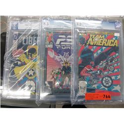 3 Graded #1 comic books