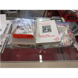 Large lot of stamps & 2 stamp books