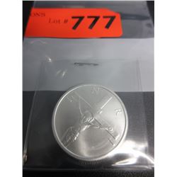 1/2 Troy oz.  - 2015 Fine Silver Art Round