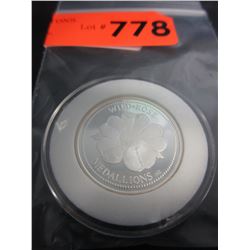 1/2 Troy oz. - Silver Art Round - .999 Silver