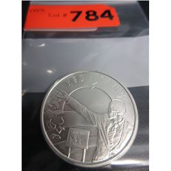 2014 Skeletonized B. Obama "Yes I Can" art round