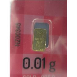 2 x .995 Fine Gold Turkish Mint Bars