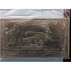 .999 Fine Titanium Australia Mint Bar - 1 oz.