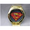 Image 1 : New - Man's Superman Watch - Gold Finish