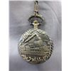 Image 1 : New - Bronze Tone Train Motif Pocket Watch