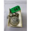Image 3 : New - Bronze Tone Train Motif Pocket Watch