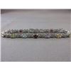 Image 1 : 6.5 CT Multi-Gemstone & Diamond Bracelet