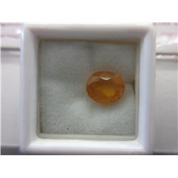 4.12 CT Oval Cut Yellow Sapphire