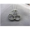 Image 1 : Cherry Pendant set with Diamond & Chain
