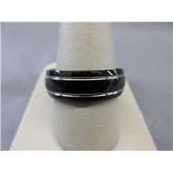 Man's New Titanium & Silver Engagement Ring