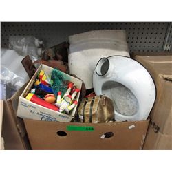 Box of assorted used goods