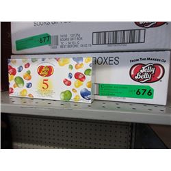 Case of Jelly Belly "5 Sour flavour" gift boxes