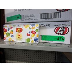 Case of Jelly Belly "5 Sour flavour" gift boxes