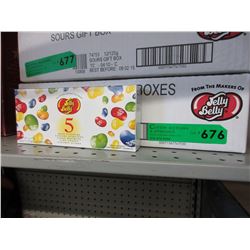Case of Jelly Belly "5 Sour flavour" gift boxes