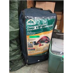 Used camping combo in a bag