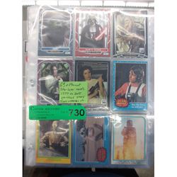 63 Star Wars trading cards