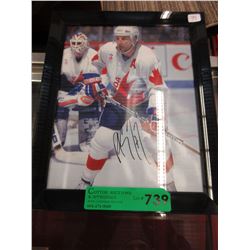 Autographed Paul Coffee hockey photo