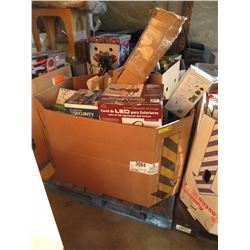 Skid of store returned & used goods