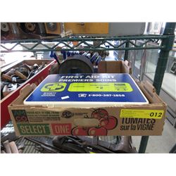 Sanding belt, First aid kit & more