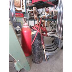 2 Used welding tanks
