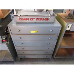 Used wood tool chest