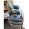 Image 1 : 10 Used plastic totes - most with lids