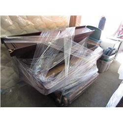 Used King size bed frame & mattress - store return