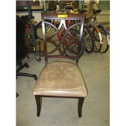 New - Dining chair with upholstered seat