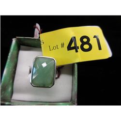 Silver & Chalcedony ring