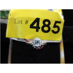 10 KT White Gold & Diamond ring