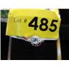 Image 1 : 10 KT White Gold & Diamond ring