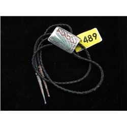 Sterling Silver & Turquoise Bolo Tie