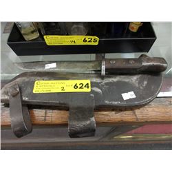 Vintage bayonet & machete head