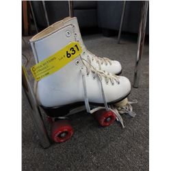 Vintage leather roller skates