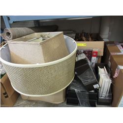 New lamp shades, wood hangers & more