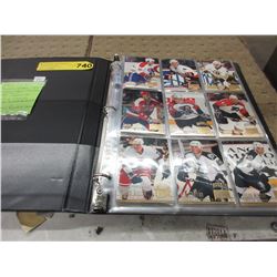 Binder of 1995 rookie cards