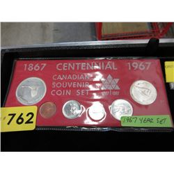 1967 Canadian souvenir coin set