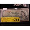 Image 1 : 1954 Canadian "Devil's Face" $1 bill