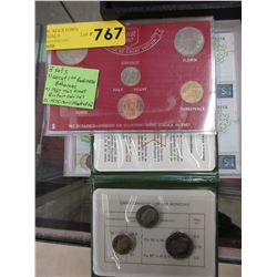 3 Coin sets from various countries
