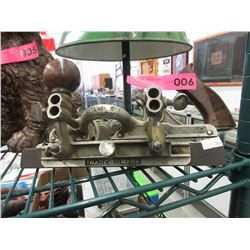 Vintage metal Stanley plow plane
