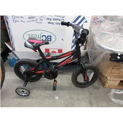 Children's Raleigh bike with training wheels
