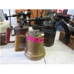 3 Vintage blowtorches