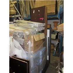 Skid of assorted new & used goods
